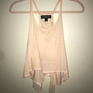 Blush tank top